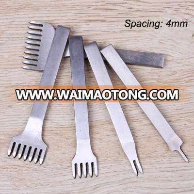 Leather Craft Tool Hole Punches Stitching Punch Flat Chisel Stitching Chisels